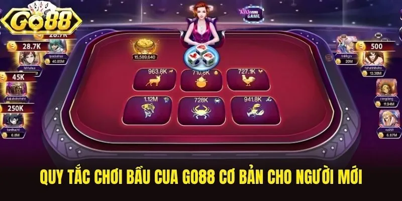 Quy tắc chơi Bầu Cua Go88 cơ bản cho người mới